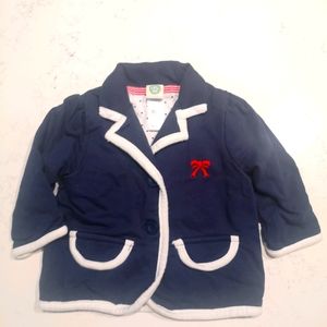 5 for 25$💛little me girl navy blue blazer